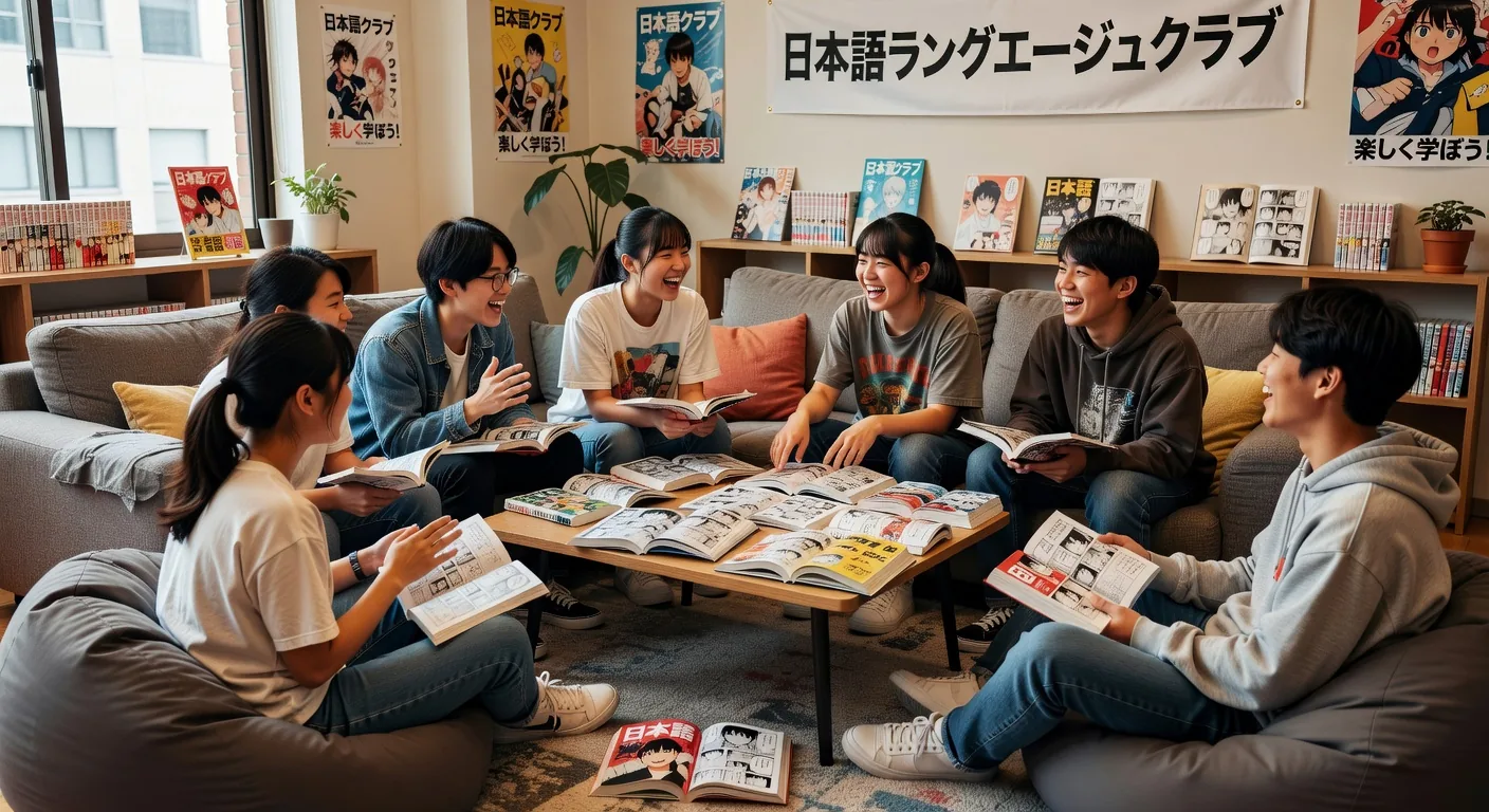 Manga reading club